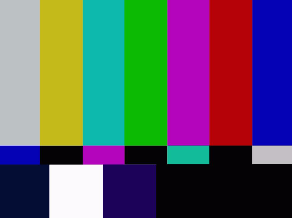 Emergency Broadcast System alert animation