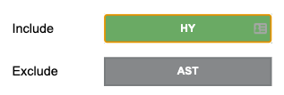Wordle helper interface showing how to include green letters and exclude gray letters to narrow down possible answers.
